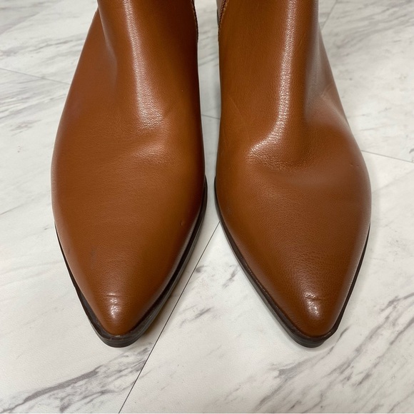 Franco Sarto Smalls Brown Faux Leather Bootie 11M - Picture 10 of 14